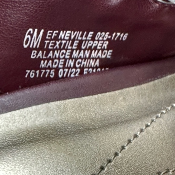 East 5th Neville Burgundy Strappy Heeled Sandals Size 6M Slingback - Picture 8 of 11